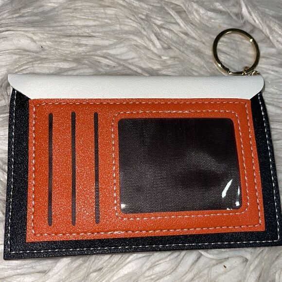 Keychain wallet envelope card holder ID slim color block - Picture 4 of 7